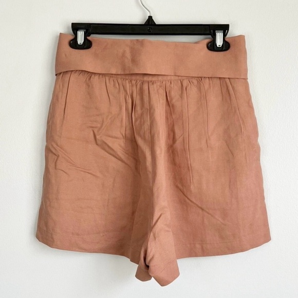 Ulla Johnson High Waist Shorts in Brown - Picture 5 of 6